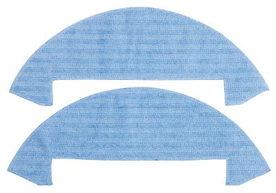 Sichler Haushaltsgeräte 2er-Set Ersatz-Wischpads für Staubsauger-Roboter PCR-3500