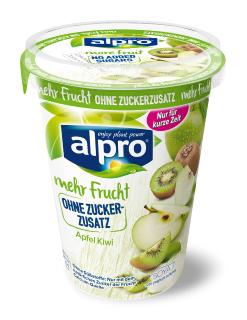 Sojajoghurtalternative Apfel-Kiwi Limited Edition von Alpro