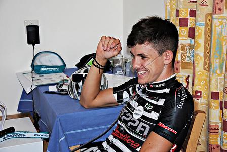 Patrick Conrad, who is currently the best rider u 23 in Austria,
has Airnergy as his teammates in the recovery program