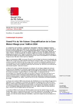 Grand Prix du Vin Suisse 2024_ CP_16.09.2024_Disqualification Cave Maison Rouge du concours.pdf