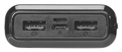 revolt USB-Powerbank PB-220 mit 20.000 mAh, 2 USB-Ports, 2,4 A, 12 Watt