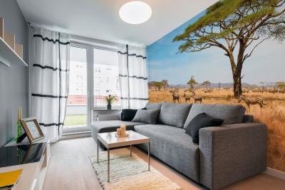 Die wilde Schönheit gibt es nicht nur in Afrika – sondern dank der tollen Digitaldrucktapeten auch an unserer Wand! (Foto: epr/Erfurt)