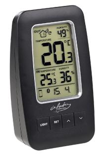 NC 5836 3 infactory Thermometer Hygrometer Datenlogger mit Aussensensor und App Unterstützung