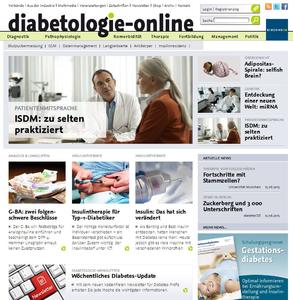 Screenshot diabetologie-online.de