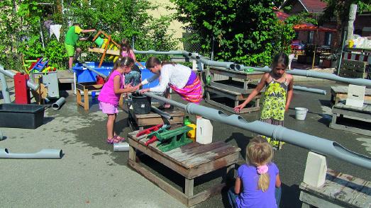 Spielanlage “Wasser kreativ erleben“ (KinderKultur Werkstatt Nürtingen)