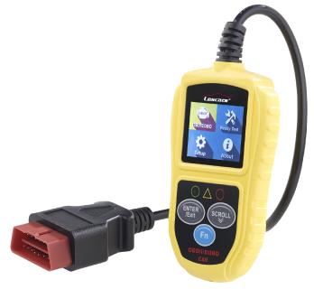 Lescars Universelles OBD2-Diagnosegerät, 5,1-cm-Farb-Display, bis zu 300 Codes