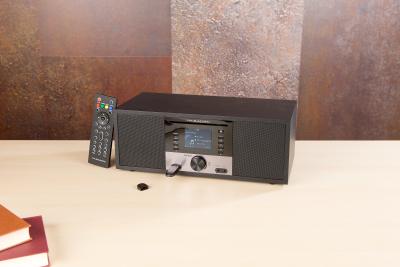 VR-Radio Stereo-Internetradio m. CD-Player, DAB+/FM, Farbdisplay, Wecker, 32 W