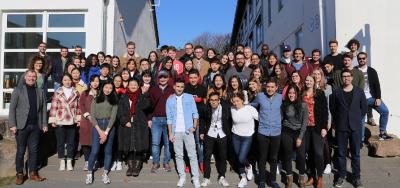 Gute Laune und Vorfreude auf das kommende Auslandssemester bei 62 internationalen Studierenden, die ein oder zwei Semester an der Hochschule Worms studieren werden / Foto/Dorothea Hoppe-Dörwald