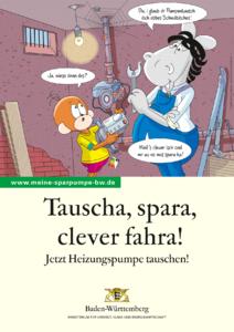 Plakat Heizungspumpentausch
