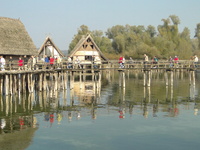 Bodensee Pfahlbauten in den Herbstferien täglich geöffnet, Copyright Pfahlbaumuseum Unteruhldingen 