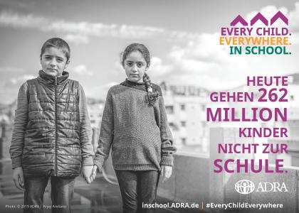 #EveryChildEverywhereInschool - Bildungsinitiative von ADRA / © Foto Arjay Arelano / ADRA