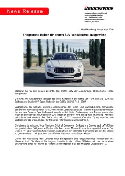 Bridgestone Reifen für ersten SUV von Maserati ausgewählt.pdf