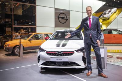 2019 IAA Frankfurt Michael Lohscheller Opel Corsa 508706 / Opel Automobile GmbH