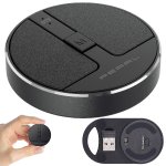 PEARL Ultra flache Mini-Maus FM-700.mini mit Scroll-Taste, Bluetooth, Funk, 13,5 g