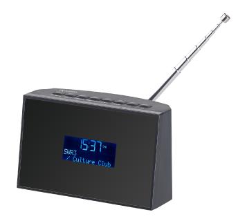 auvisio Digitaler DAB+/FM-Tuner zum Aufrüsten von HiFi-Anlagen DOR-270 mit Radiowecker