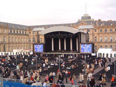 Bühnenbau für Anna Netrebko in Stuttgart
