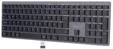 GeneralKeys Multi-Device-Akku-Funktastatur mit Bluetooth, Scissor-Tasten, QWERTZ