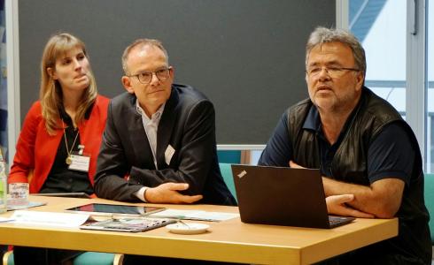 Dr. Verena Hammes, Dr. Reinhardt Schink, Ekkehart Vetter (v.l.)
