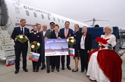 Erstflug Dresden Hamburg mit Germanwings am 1.09.2014.JPG