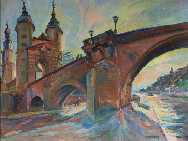 Amud_Uwe_Millies__1932-2008__Bridge_over_the_Neckar_in_Heidelberg.png