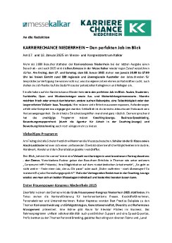 2. Pressemitteilung Karrierechance Niederrhein 2025 - Messe Kalkar.pdf