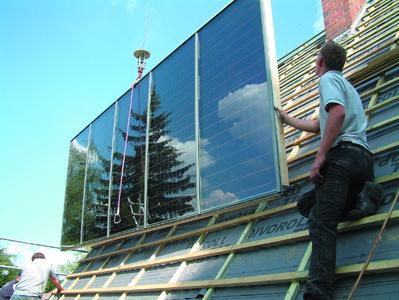 Auch die Solartechnik gehört zum Dachdeckerhandwerk