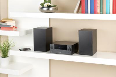 auvisio Mini-HiFi-System MSX-712.dvd mit DVD-/CD-/Media-Player, Bluetooth & FM, 120 Watt