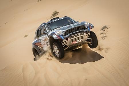 2015 Abu Dhabi Desert Challenge, Vladimir Vasilyev (RUS), Konstantin Zhiltsov (RUS) - MINI ALL4 Racing 201 VRT - 30.03.2015