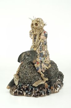 Carolein Smit - Skelett auf einem schwarzen Schaf.jpg