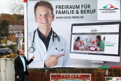 Für ein neues Vogelsberger Selbstbewusstsein: Plakataktion - Freiraum zum Wohlfühlen