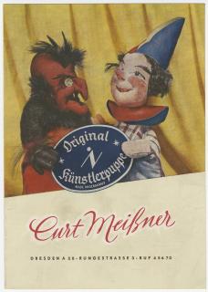 Heft Curt Meißner 1954, Stadtmuseum Dresden
