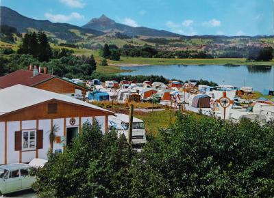 Der Platz zur Gründerzeit des Camping-Grüntensee-International in den sechziger Jahren