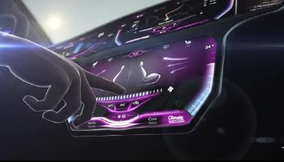 Das Touch-Display mit dreidimensionaler Oberfläche verbessert Sicherheit und Nutzererlebnis