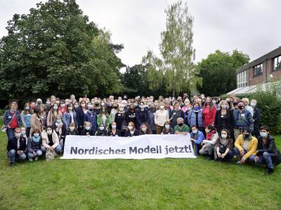TeilnehmerInnen der Bündnistagung Ende September 2020 in Bonn © Bettina Flitner