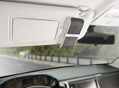 Callstel Kfz-Freispechsystem mit Solar-Panel, Bluetooth 4.0, Multipoint und DSP