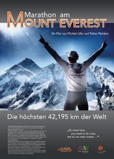 Plakat zum Film "Marathon am Mount Everest"