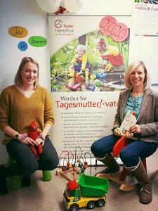 Annemarie Junk und Tabitha Lenz (Fachstelle Kindertagespflege am Jugendamt), Foto: Jugendamt