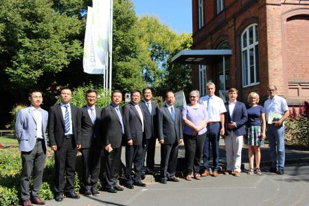Die Delegation aus Ningxia mit ihren Geisenheimer Gastgebern © Hochschule Geisenheim