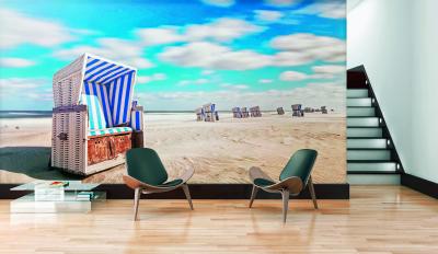 Ein Anblick so scharf wie die Realität: Mit den hochwertigen Digitaldrucktapeten von Erfurt-JuicyWalls holen wir uns den Sommer nach Hause – und dehnen die geliebte Urlaubszeit so auf das ganze Jahr aus (Foto: epr/Erfurt)