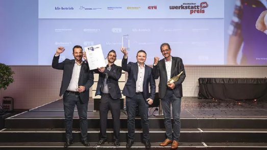 Der diesjährige Sieger des Deutschen Werkstattpreises: Bosch-Car-Service Mezger aus Schweinfurt ist die beste freie Werkstatt Deutschlands 2021, Foto: Stefan Bausewein
