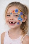 Facepainting im Lükko-Leuchtturm-Kinderhaus Greetsiel