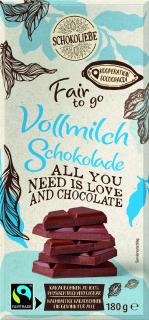Netto Marken Discount Fair to go Schokolade Vollmilch