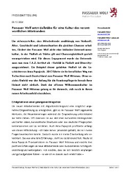 Pressemitteilung Passauer Wolf setzt Maßstäbe für eine Kultur des verantwortlichen Miteinanders.pdf