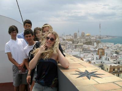 Dachterrasse in Cádiz