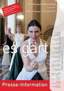 Deckblatt Pressemappe Wein Theater