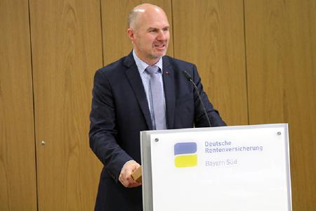 Günter Zellner, Vorsitzender der Vertreterversammlung. Quelle: Deutsche Rentenversicherung Bayern Süd