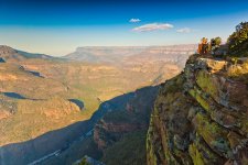 Riesig, spannend, abwechslungsreich: Lieblingsziel von Daniel Kraus (GF) ist Südafrika (Foto u.: der Blyde River Canyon)
