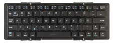 Callstel Ultrakompakte Trifold-Tastatur mit Standard-Enter-Taste, QWERTZ, Akku