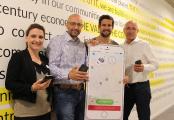 Von links nach rechts: Christiane Pabelick, Jerome Braun, Tom Beck, Albert Dahmen