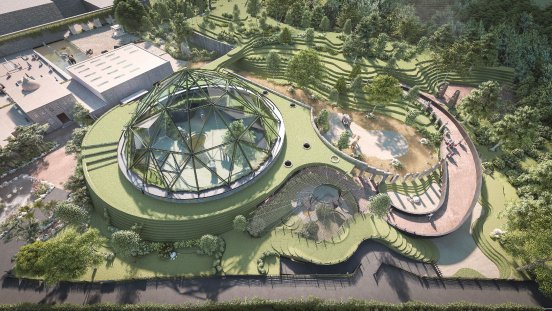 Entwurf der neuen Elefantenlaufhalle des Architekturbüros PASD Feldmeier Wrede Architekten BDA -.jpg